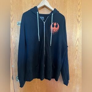 Star Wars “May the Force be with You” full zip hoodie